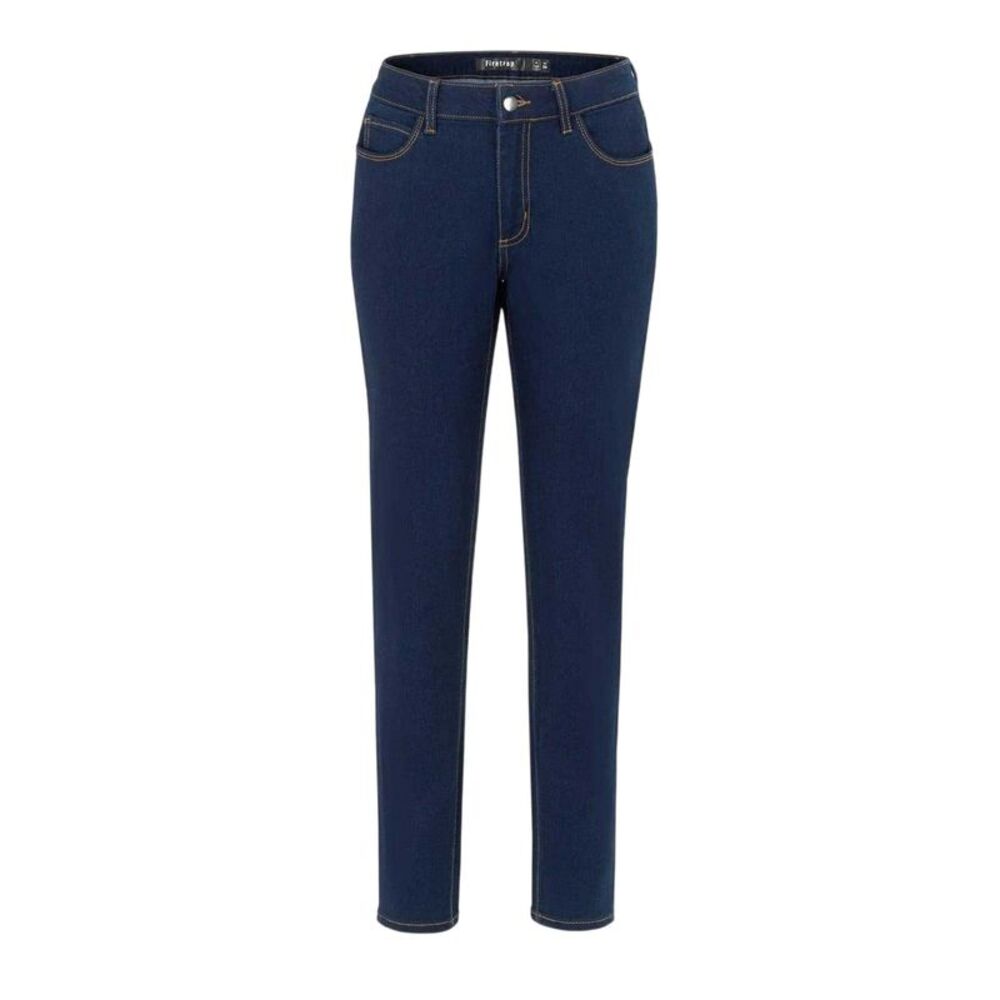 Firetrap Womens/Ladies Cotton Mid Rise Skinny Jeans / Navy